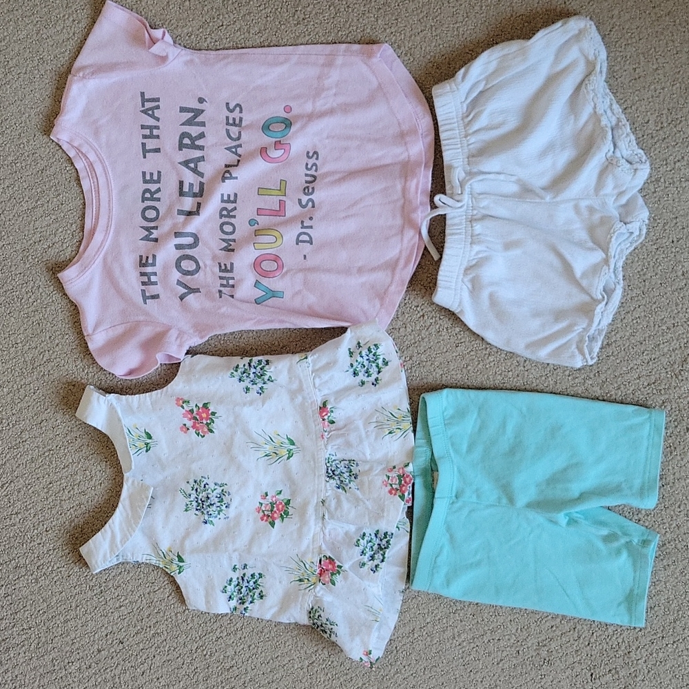 Set of 4 items 3t Janie and Jack, Dr. Seuss, Carter's, osh kosh